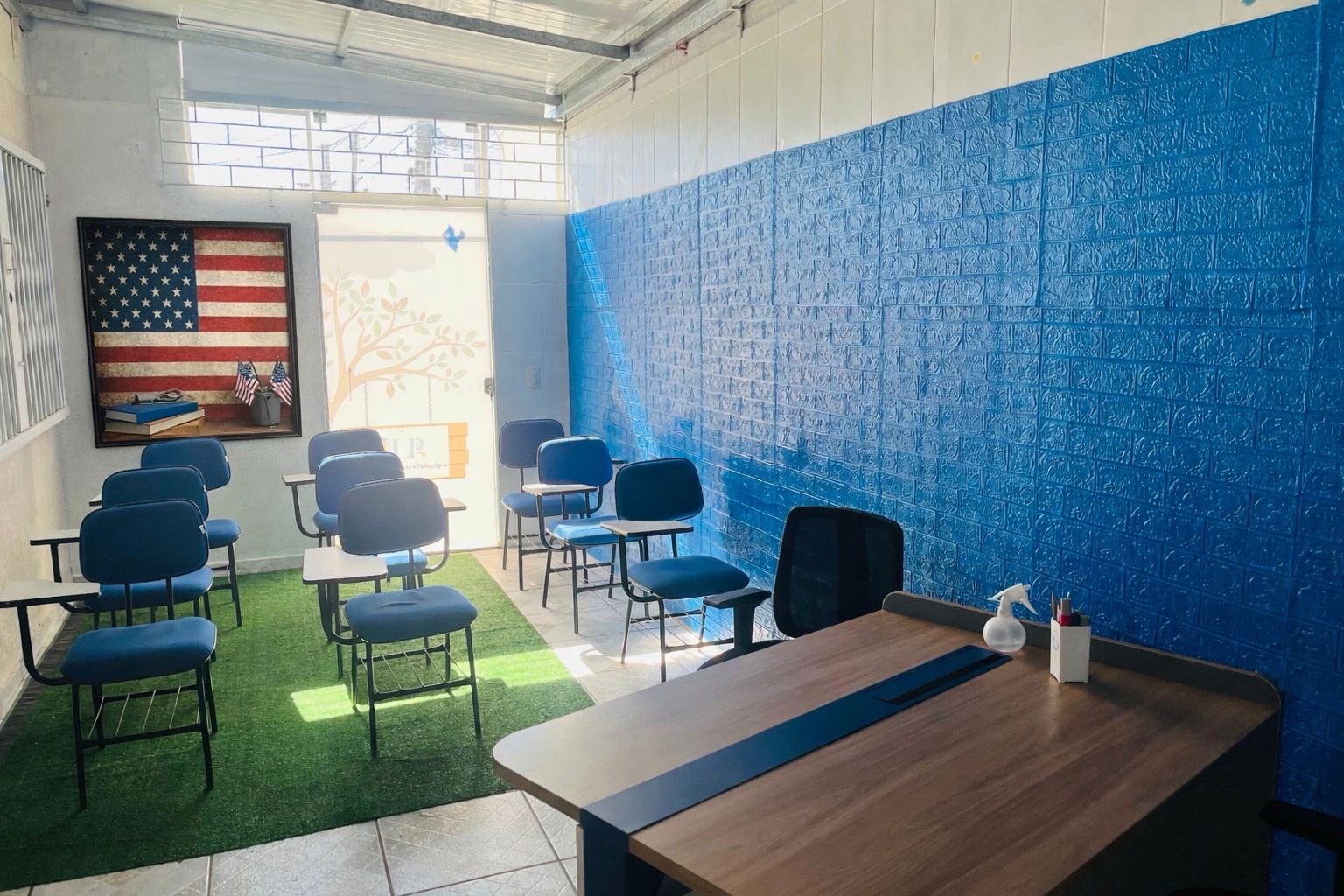 Sala de aulas de inglês